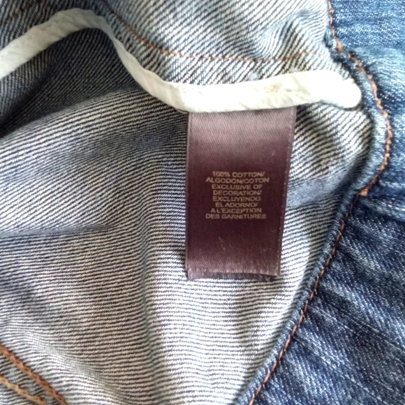 Liz Claiborne Jean Vest L - Picture 5 of 7